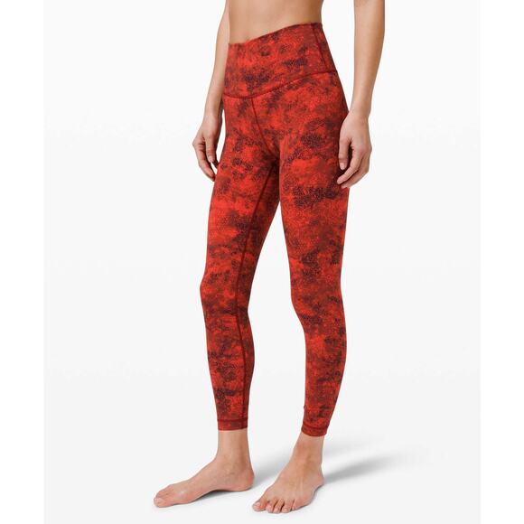 LULULEMON Wunder Under High-Rise Tight 25" Lunar New Year Size 6 Intricate Oasis - Picture 2 of 9